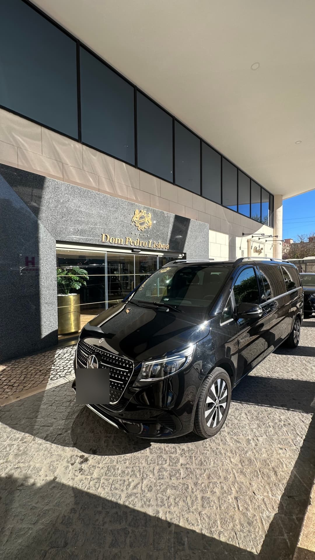 Mercedes Classe V no Hotel Dom Pedro Lisboa