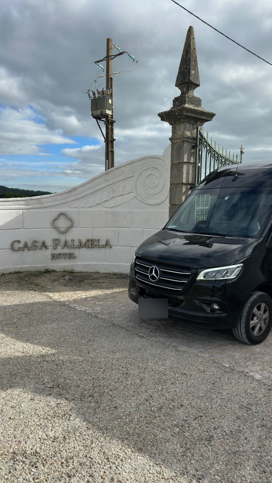 Mercedes Sprinter na Casa Palmela Hotel